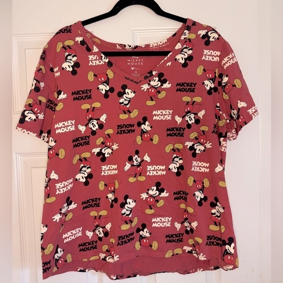 Disney Tops - Women's Disney Red Mickey Mouse Top